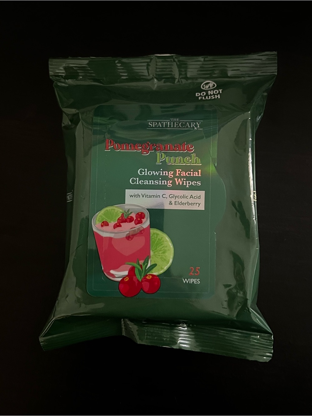 Pomegranate Punch Glowing Facial Cleansing Wipes